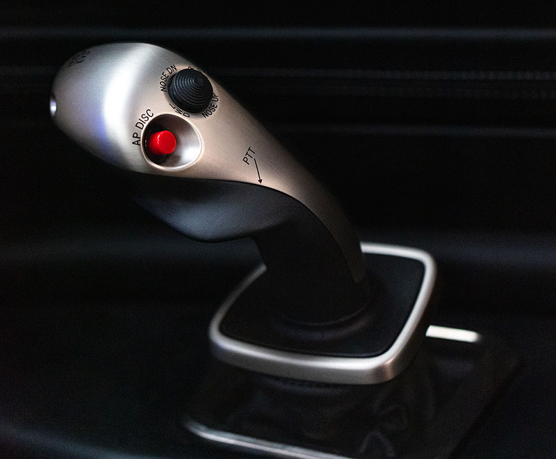 Active sidestick in a Gulfstream aircraft